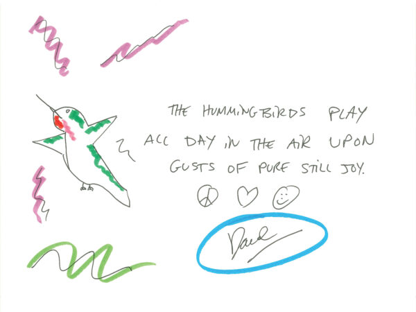 Hummingbird Print